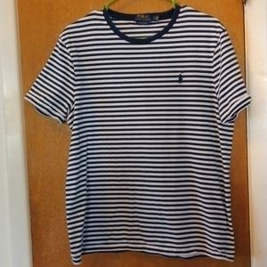 Polo Ralph Lauren Custom Slim Fit Tee Shirt Sz. LG Blue Label